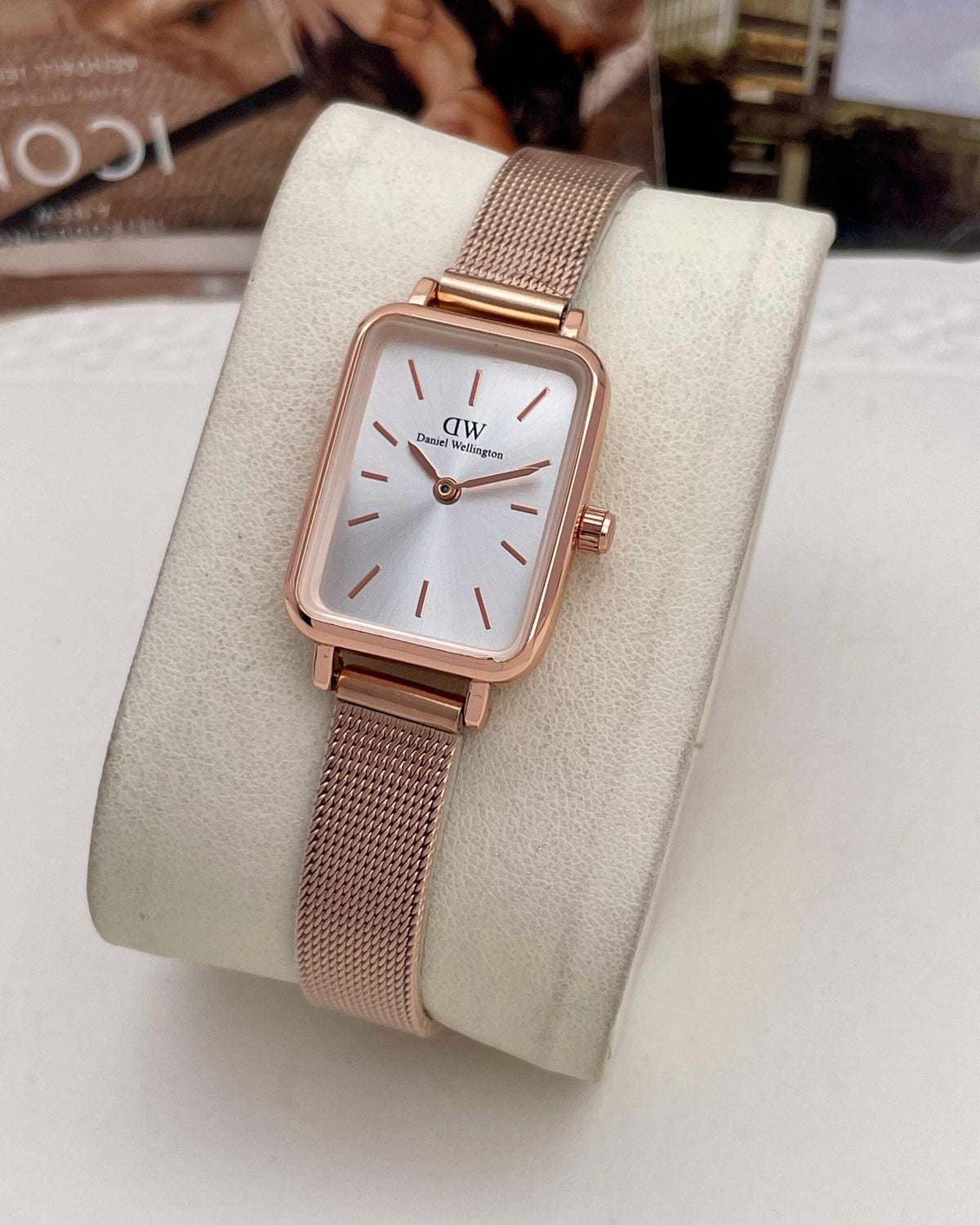 Square Compact Dial Watch