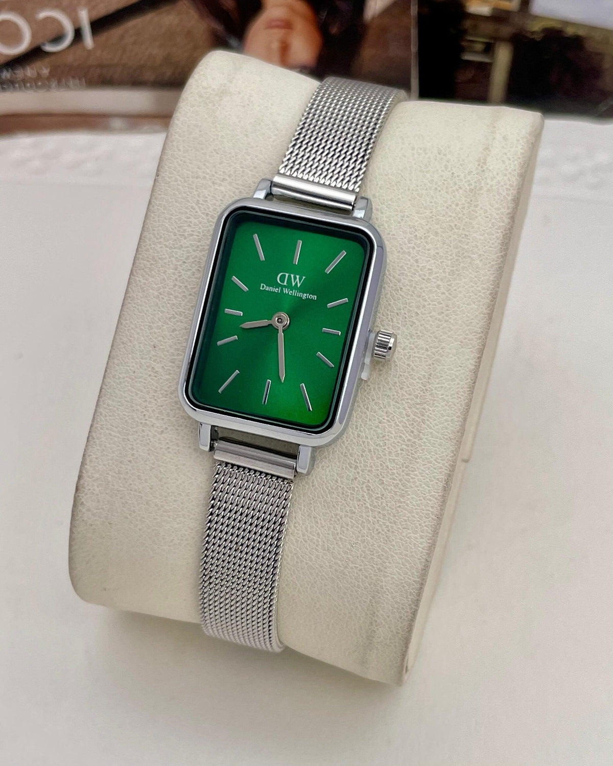 Square Compact Dial Watch
