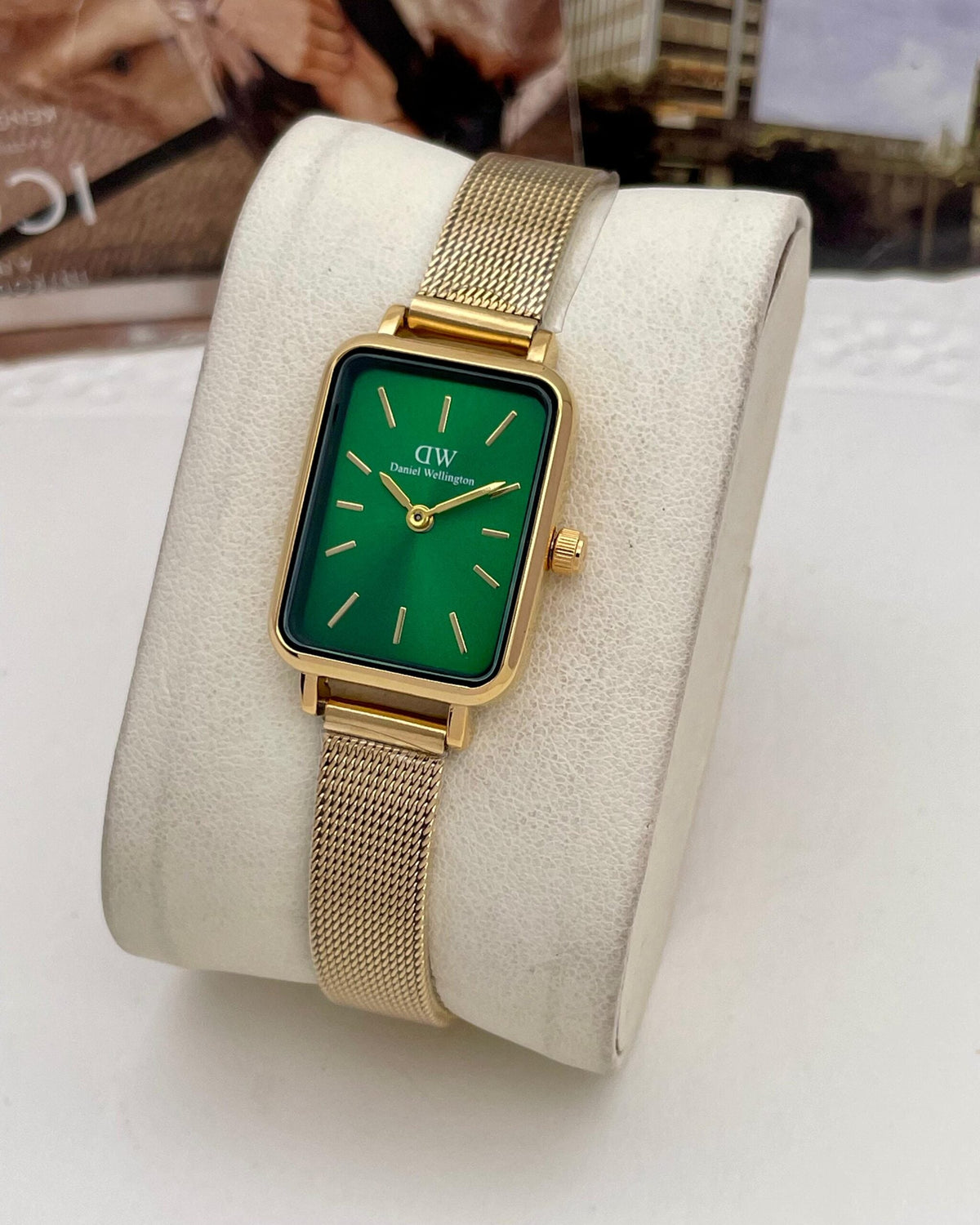 Square Compact Dial Watch