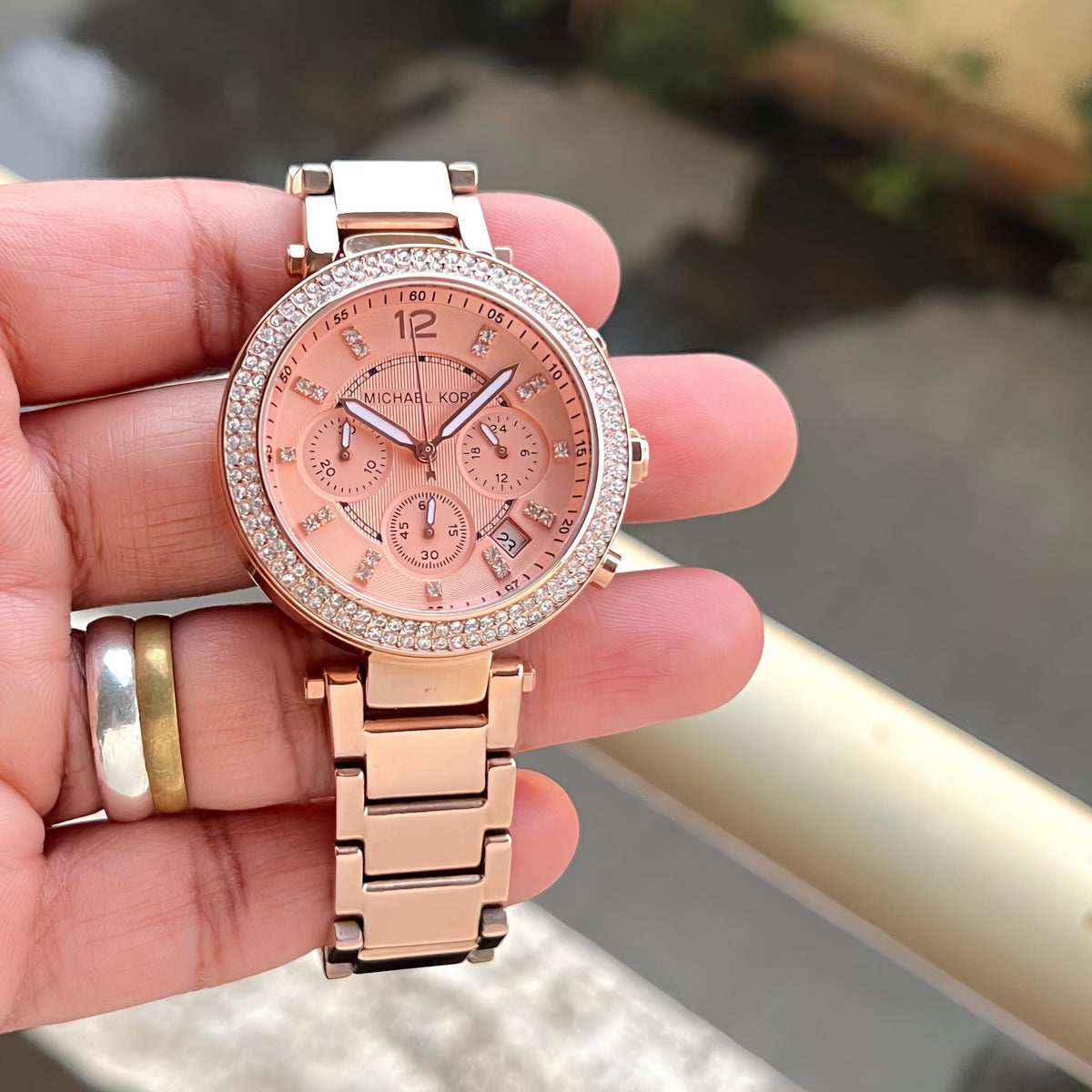 Michael Kors Parker Women's Rose Gold Watch 39mm