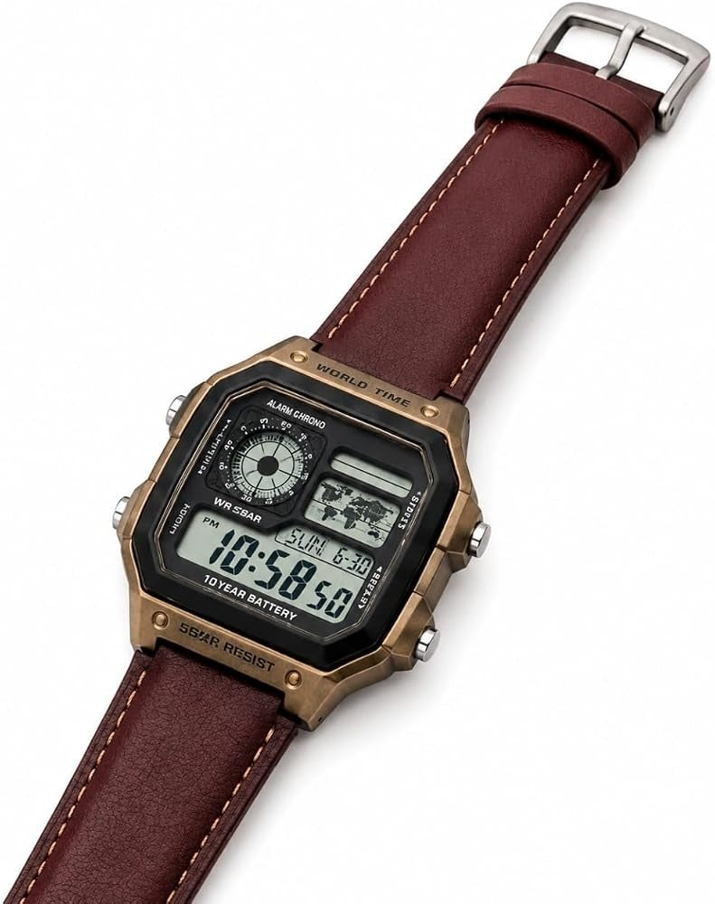 CASIO AE 1200 LEATHER