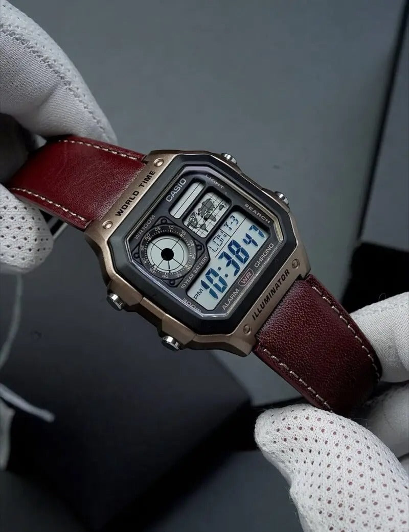 CASIO AE 1200 LEATHER