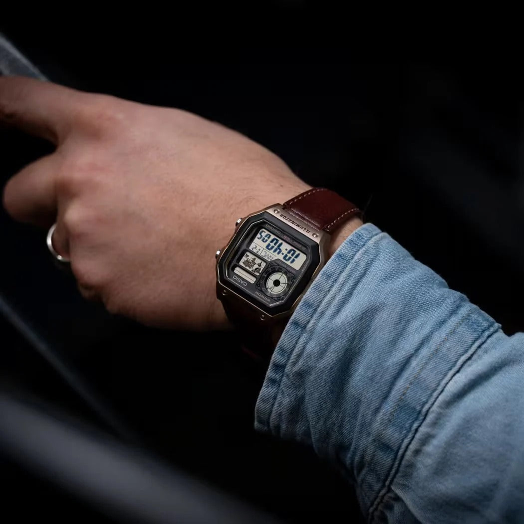 CASIO AE 1200 LEATHER