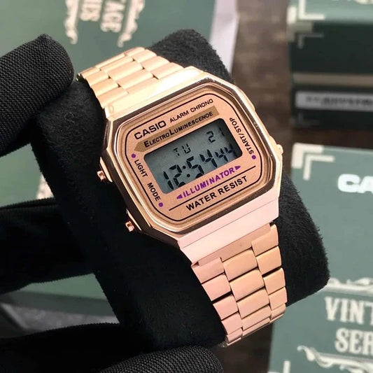 CASIO VINTAGE-168 UNISEX (ROSE GOLD)