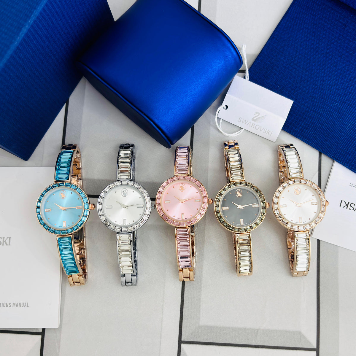 Swarovski Matrix Bangle Women's Watch 25mm