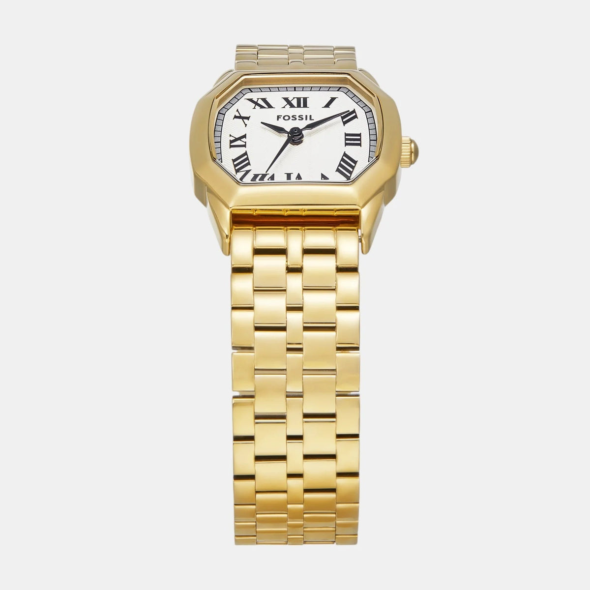 Fossil Quadro Women's Gold White Watch