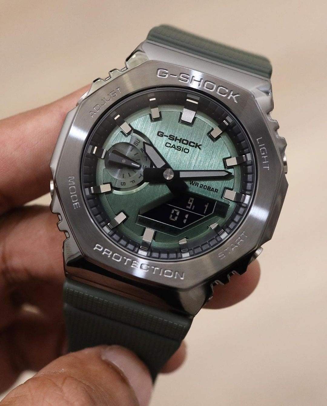 Casio G-Shock GM-2100 Metal Green Watch