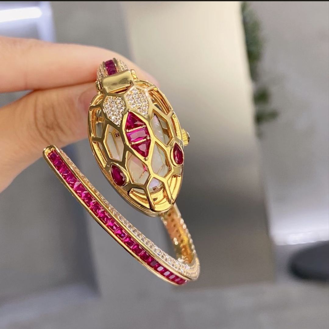 BVLGARI Bracelet Watch Gold Finished