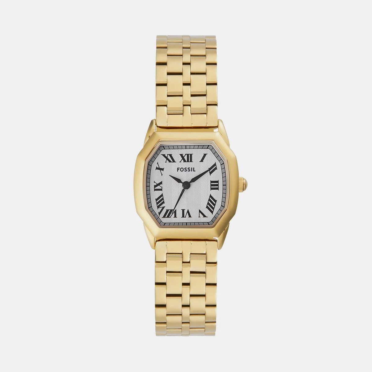 Fossil Quadro Women's Gold White Watch