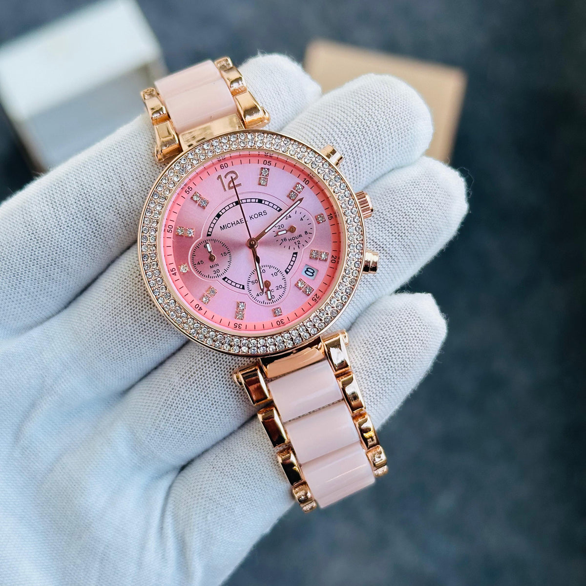 Michael Kors Parker Women's Rose Gold Watch