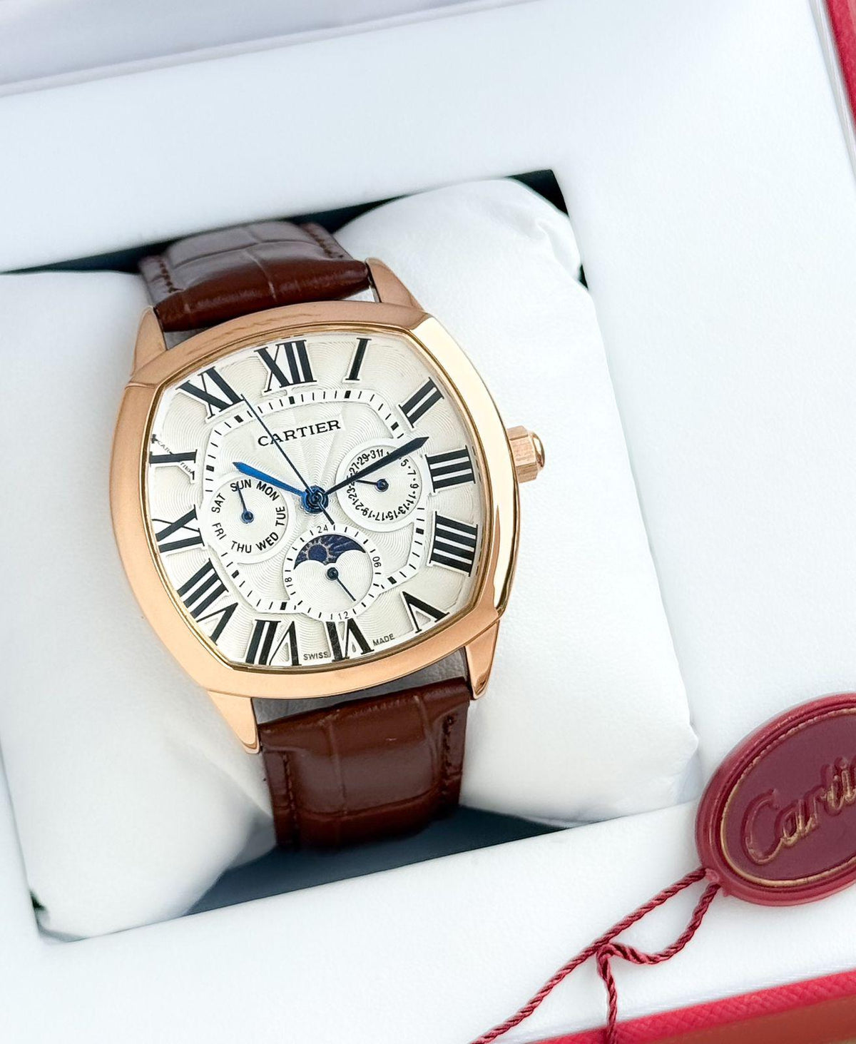 Cartier Men's Square Watch 42mm